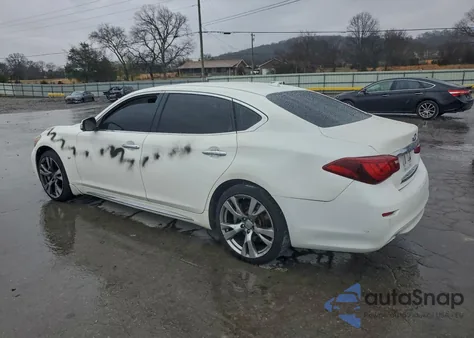 2018 Infiniti Q70L 3.7 Luxe z USA, uszkodzony, nr VIN JN1BY1PPXJM330834